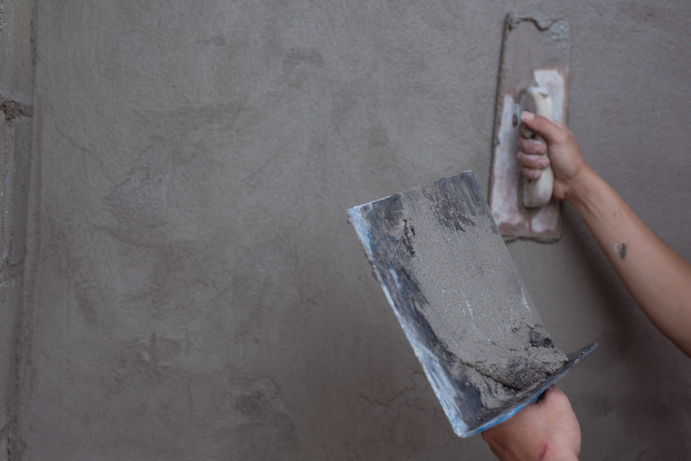 Plaster wall repair and application